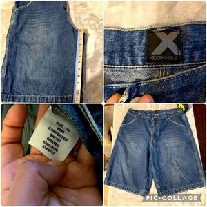 Express carpenter shorts size: 34